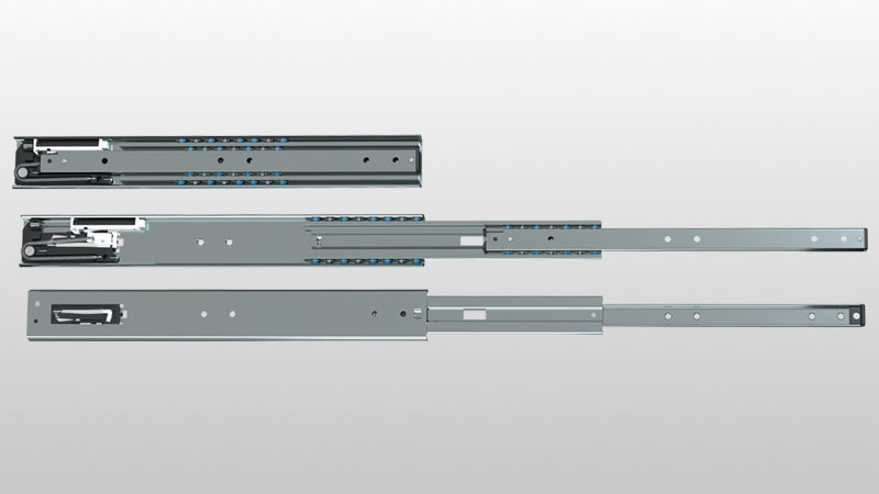 Teleskopschienen < 100 kg/Paar